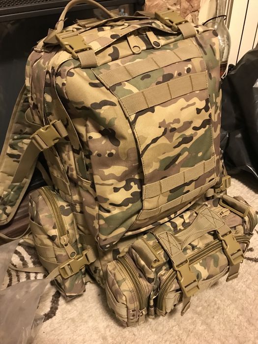 Рюкзак Мультикам Kurok Molle 60 л ортопедическая поддержка топ