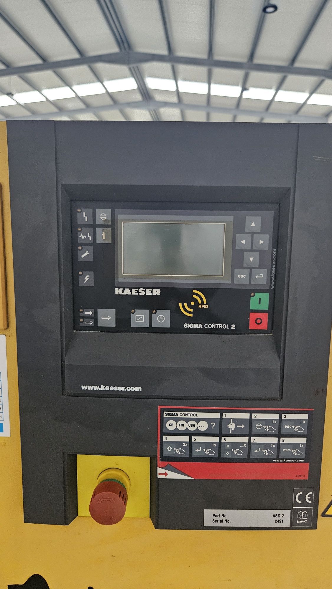 Compressor Kaeser ASD 32 com Variador