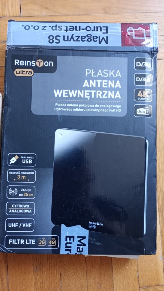 Antena telewizyjna wewnętrzna