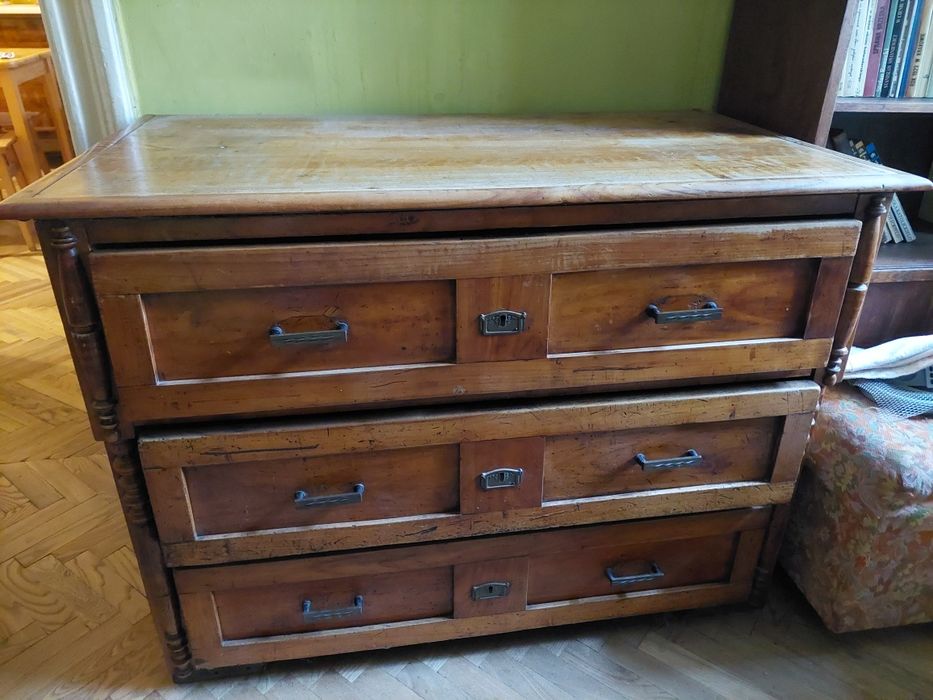 Piękna komoda drewniana retro, vintage REZERWACJA