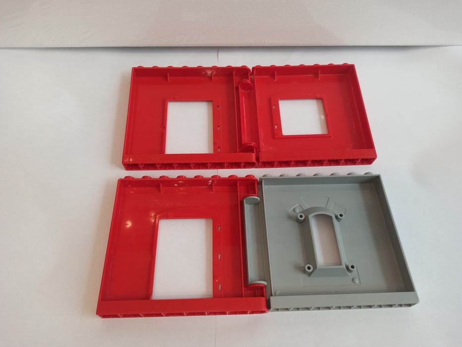 Lego Duplo czerwone ścianki