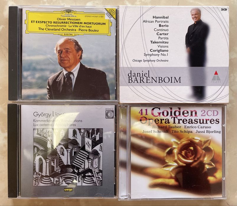 4 CDs de musica erudita