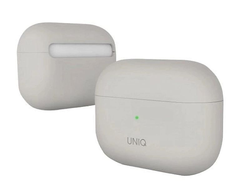 Etui Uniq Lino na AirPods Pro - beżowe