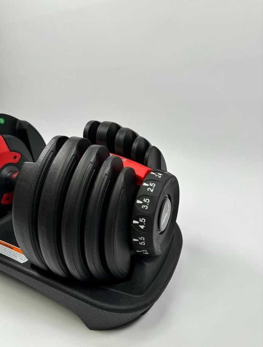регулируемые гантели до 24 кг с платформой 15 весов 1 гантелі гантеля