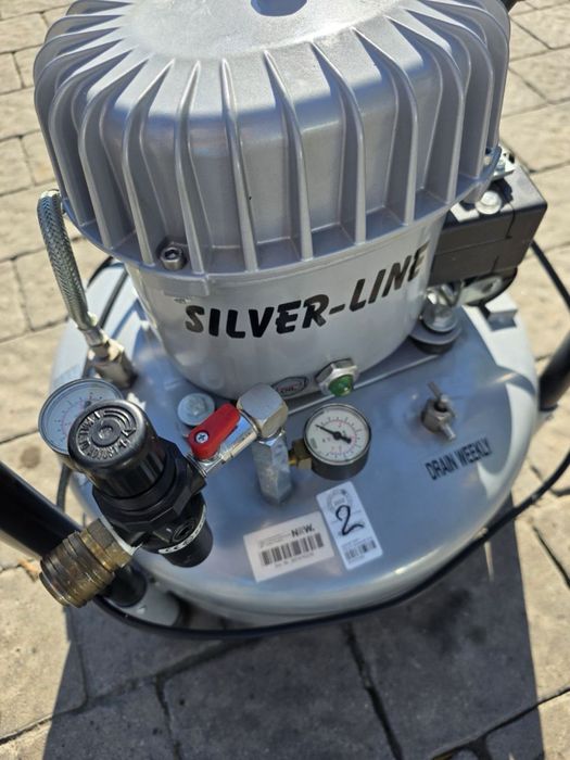 Компресор Planet-Air L-S50-15 (Silver-Line), 15 л, 8 бар, малошумний