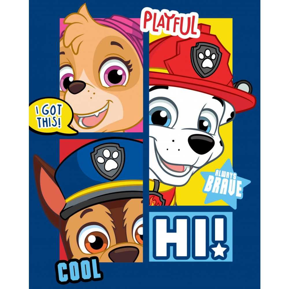 psi patrol koc 100x140 kocyk polarowy paw patrol marshall skye