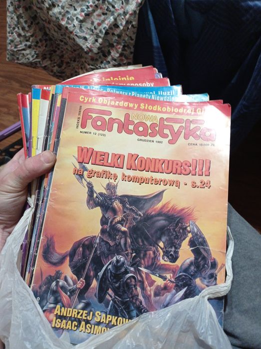 Fantastyka miesięcznik cały rocznik 1992