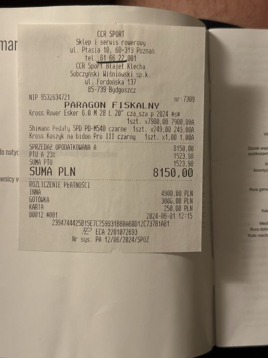 ROWER KROSS Esker 6.0 Gen 2 – Gravel – Rozmiar L – stan idealny