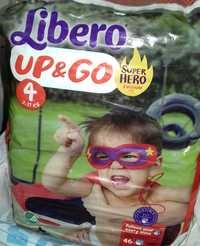 Подгузники Libero UP&GO Super HERO edition 4 7-11kg. Знижка.
