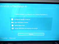 PS4 C/ 1 comando + Jogos