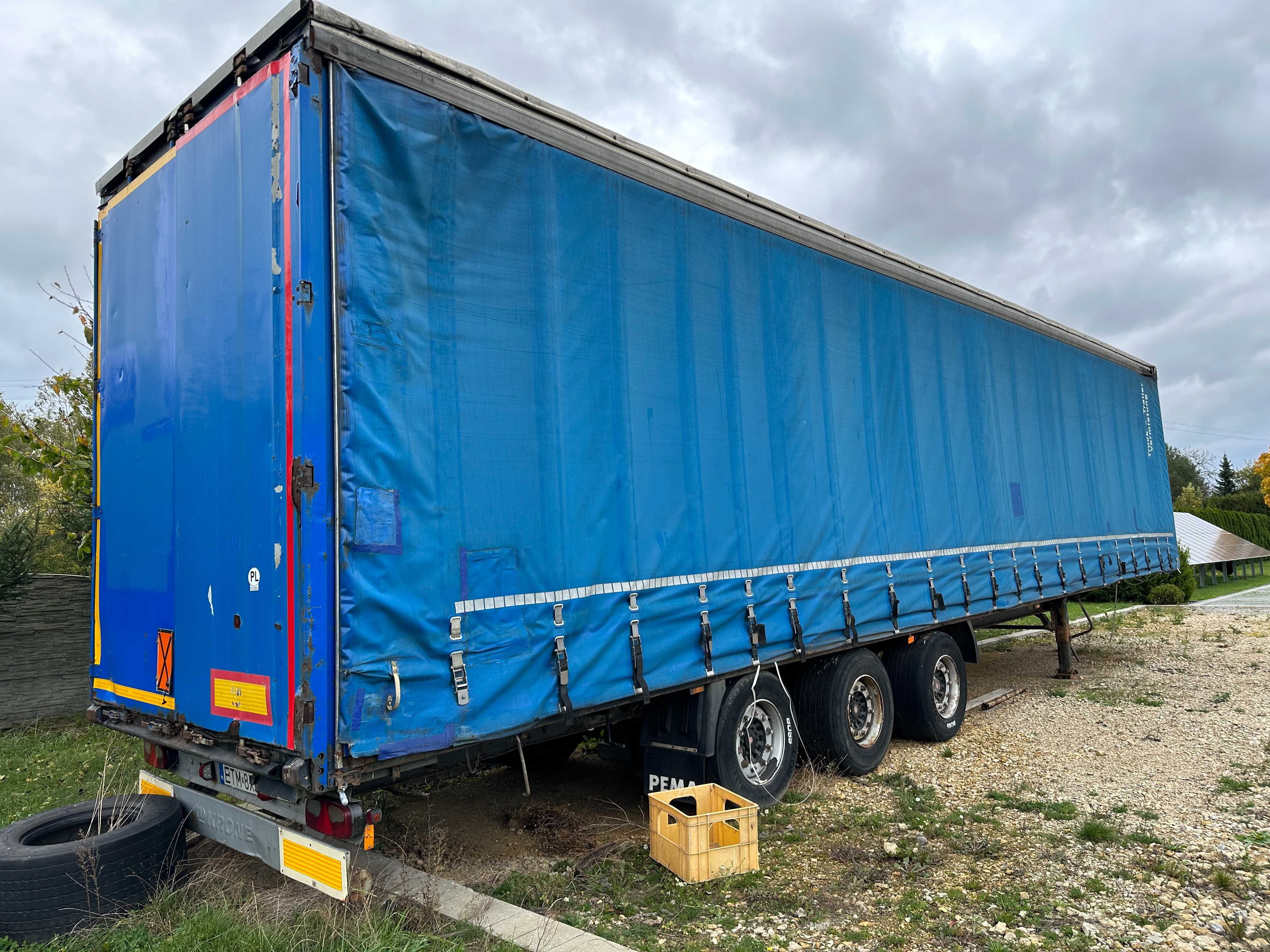 naczepy  Fliegl SDS350 Krone SDP 27 firanka podnoszona mega