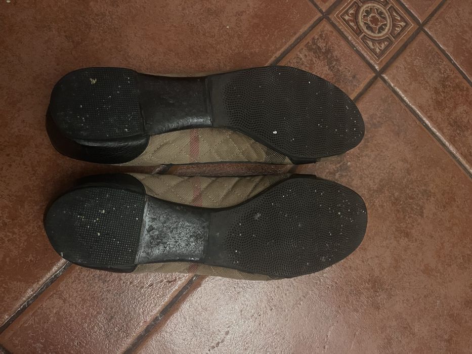 Burberry buty baleriny klasyczne krata 39