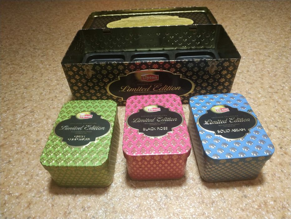 Коробки жестяные 4 шт. комплект