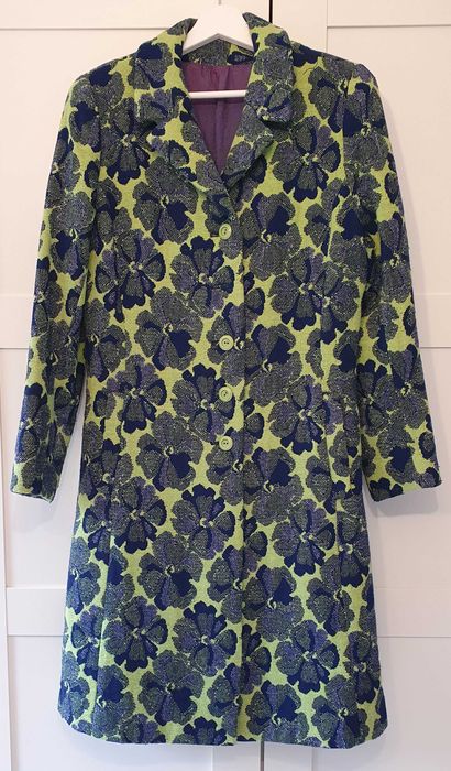 Płaszcz damski zielono-limonkowy