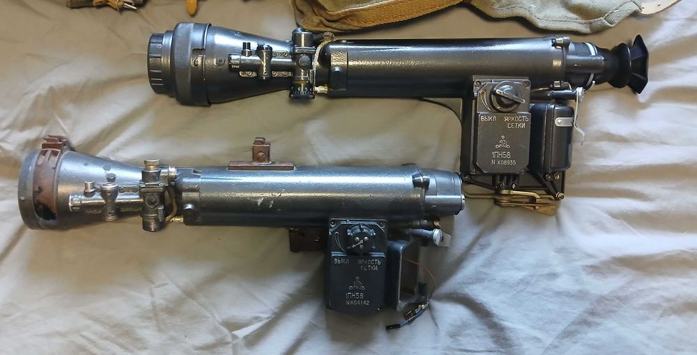 Luneta noktowizyjna 1PN58 / NSPU-M komplet + druga na części