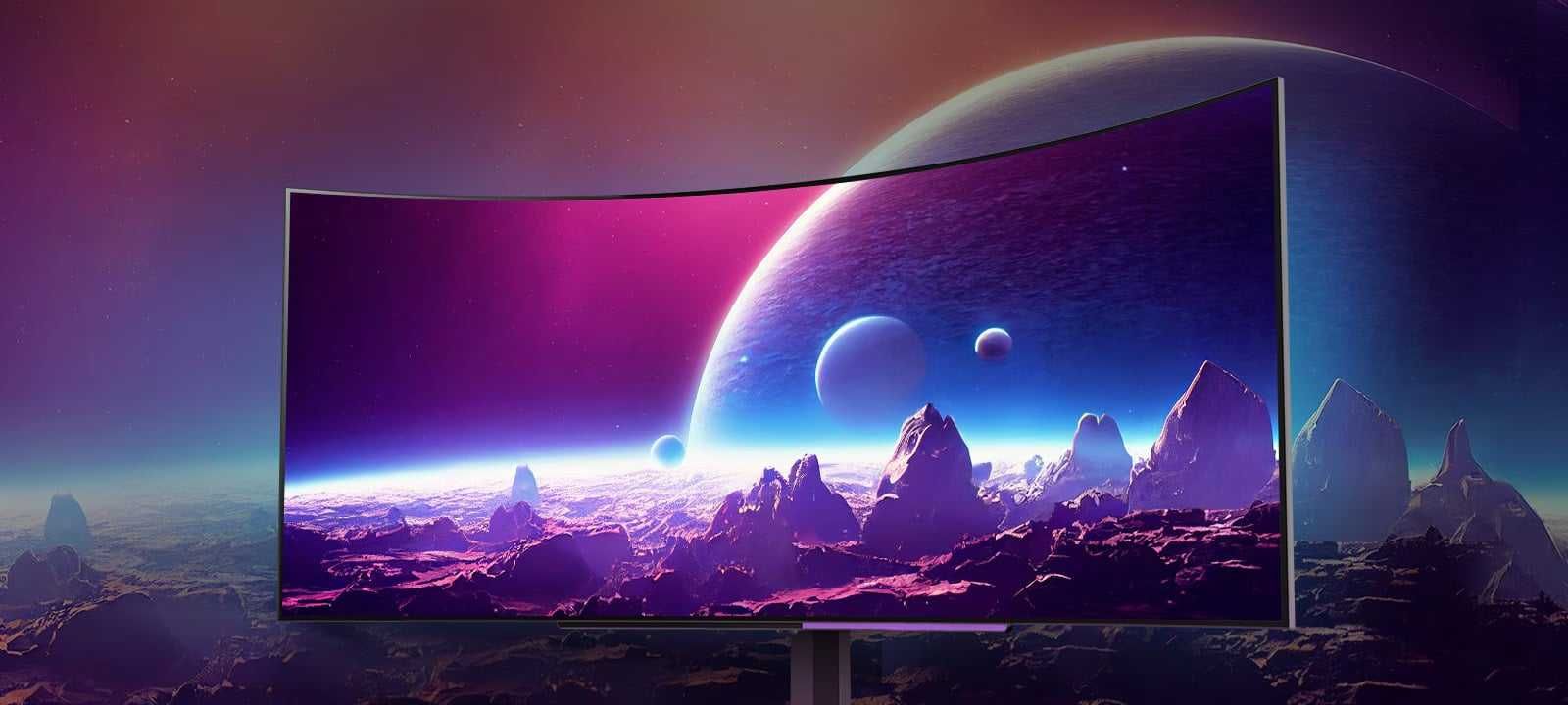 Monitor gamingowy LG UltraGear 45GS95QE-B OLED 3440 x 1440, 240 Hzw
