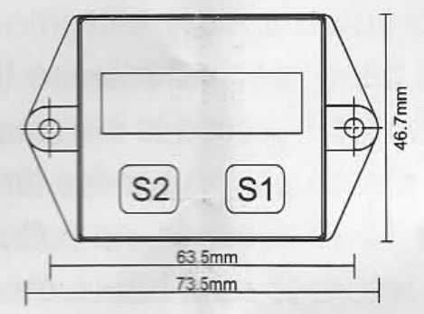 Digital working time tachometer with cover64283960818434124