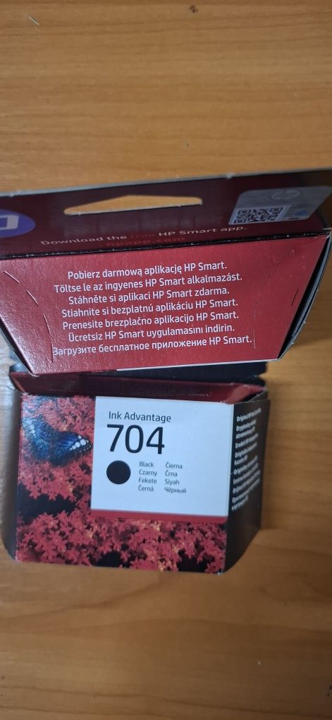HP 704 Black Color Tusz Cartridge