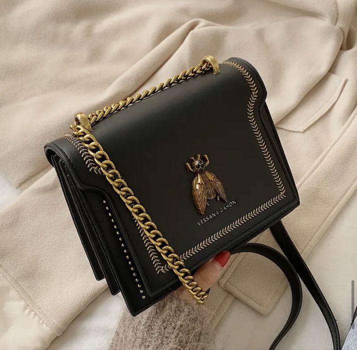 Сумка клатч. Чорна. Нова.