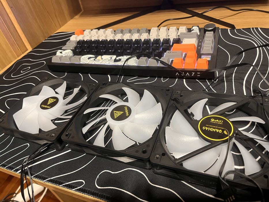 Нові вентилятори, ціна за 3 кулера gamdias argb