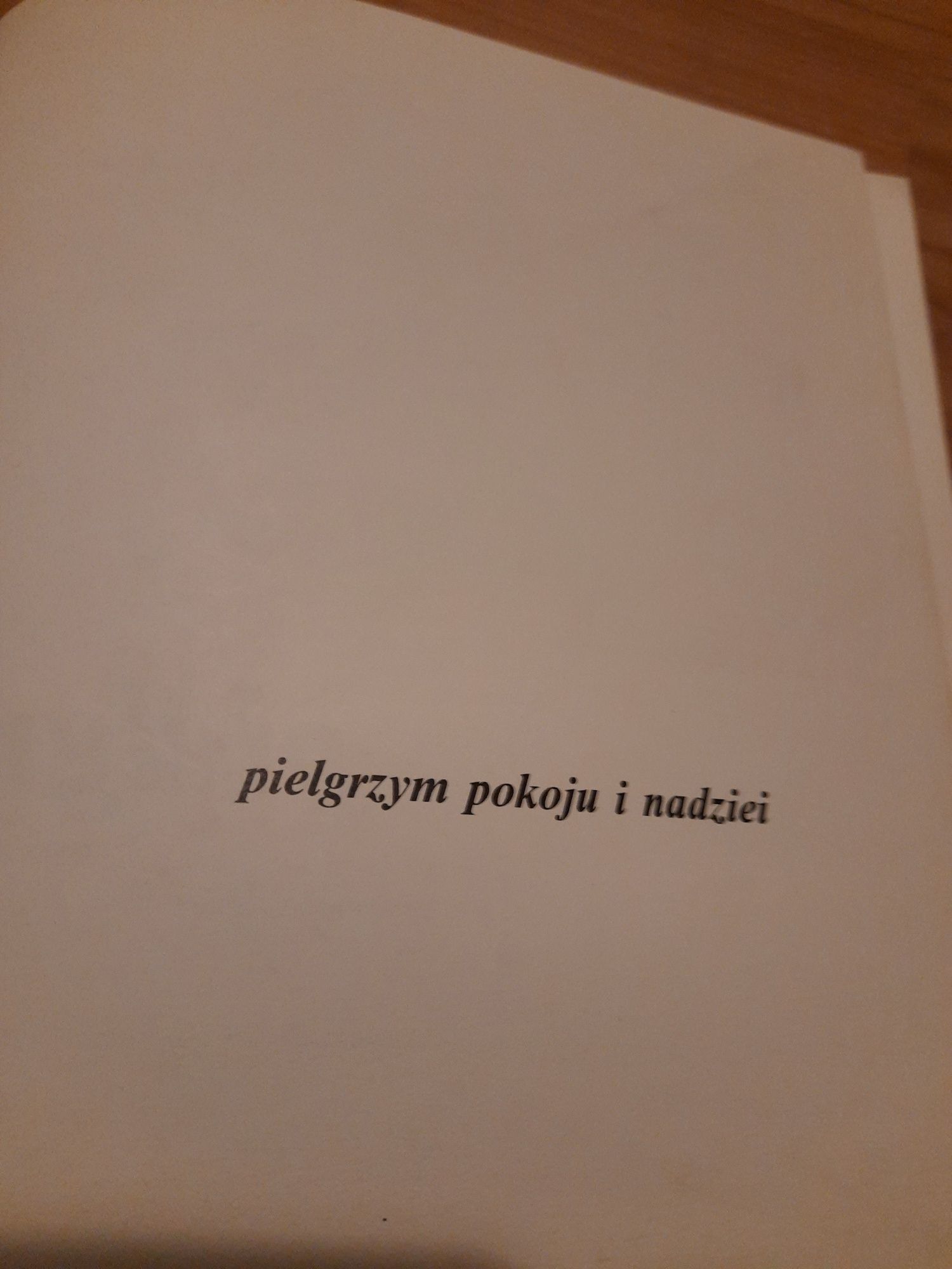 Książka Pielgrzym pokoju i nadziei, Jan Paweł II