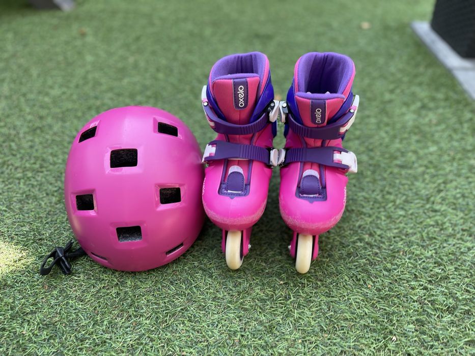 Rolki oxelo 26-28 + kask oxelo