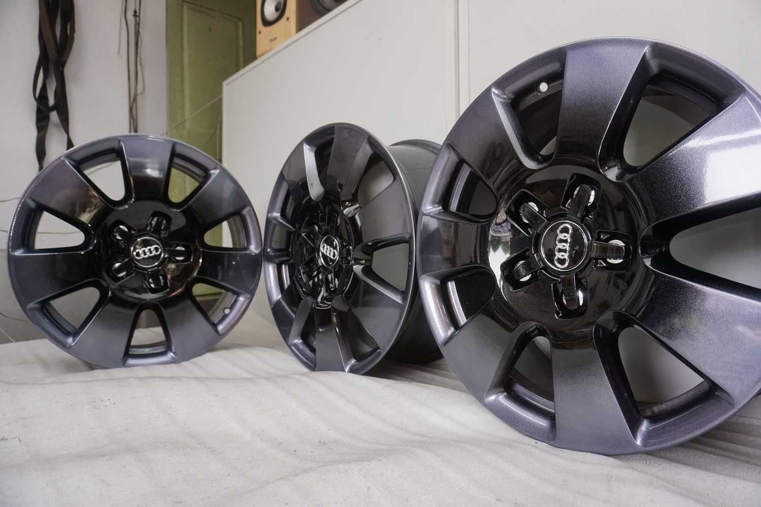Alufelgi Audi Q7, Tuareg 7,5Jx18" et53 5x130 oryginal cieniowane