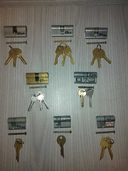 БЕЗКОШТОВНА ДОСТАВКА Сердечники з ключами, Замки врізі накладніСССР