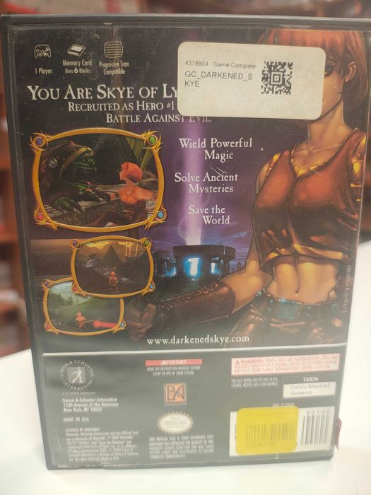 Darkened Skye PAL Gamecube Nintendo Gamecube Unikat BDB SklepRetroWWA