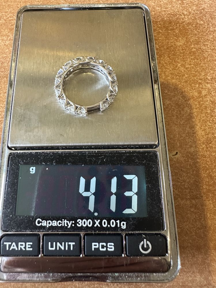 Кольцо дорожка с бриллиантами 2,5 карата