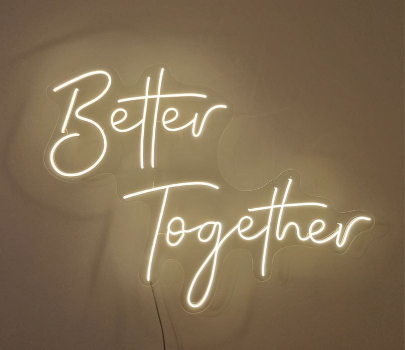 Napis led Zawsze tam, gdzie Ty led flex neon ledon