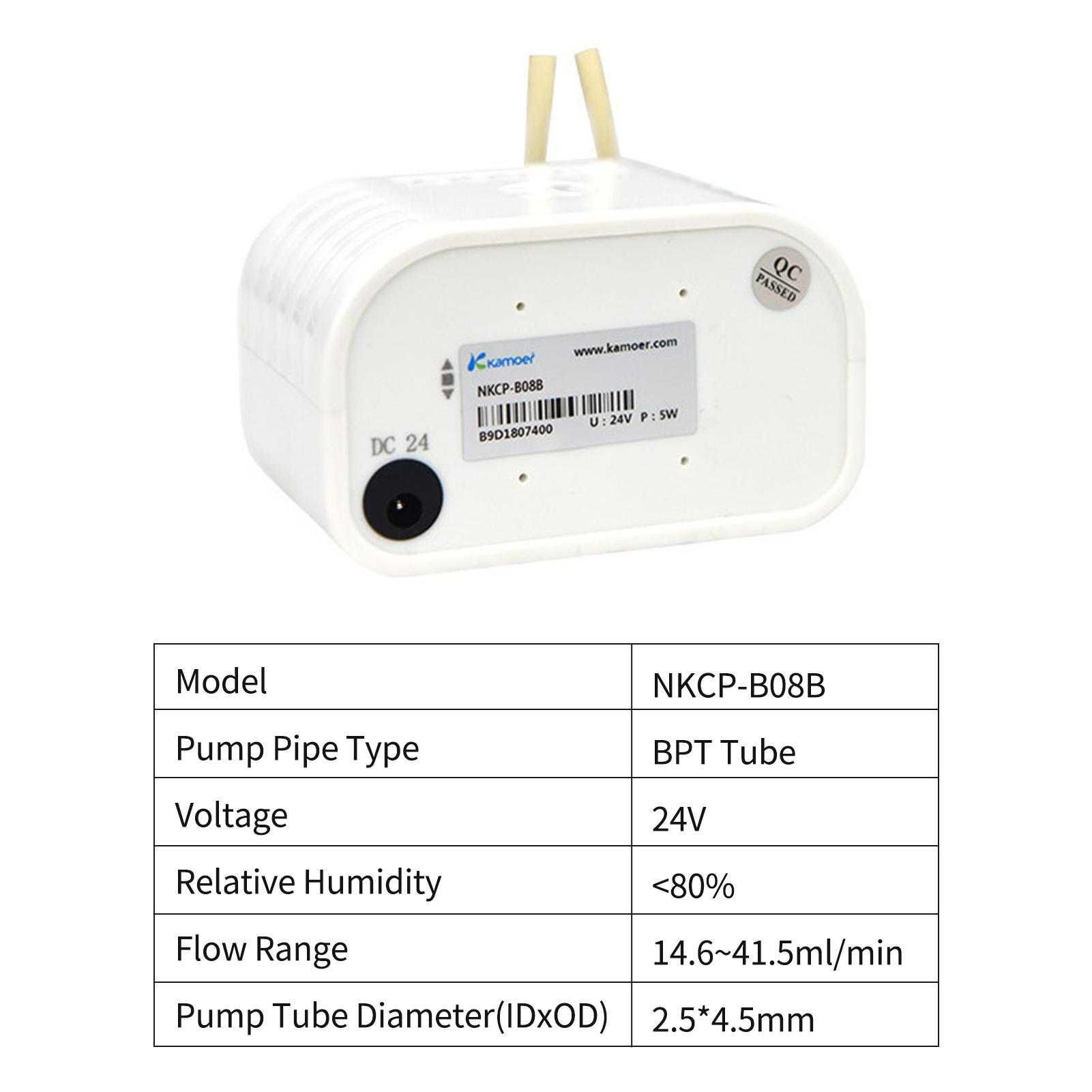 Перистальтический насос Kamoer NKCP-B08B, аквариумный водяной насос