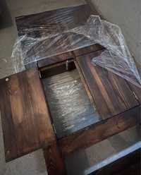 Drewniana szafka łazienkowa