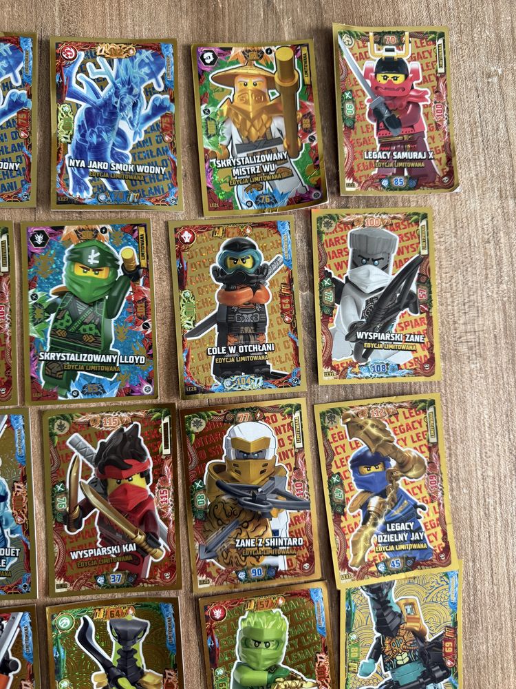 Lego złote karty Ninjago Edycje Limitowane