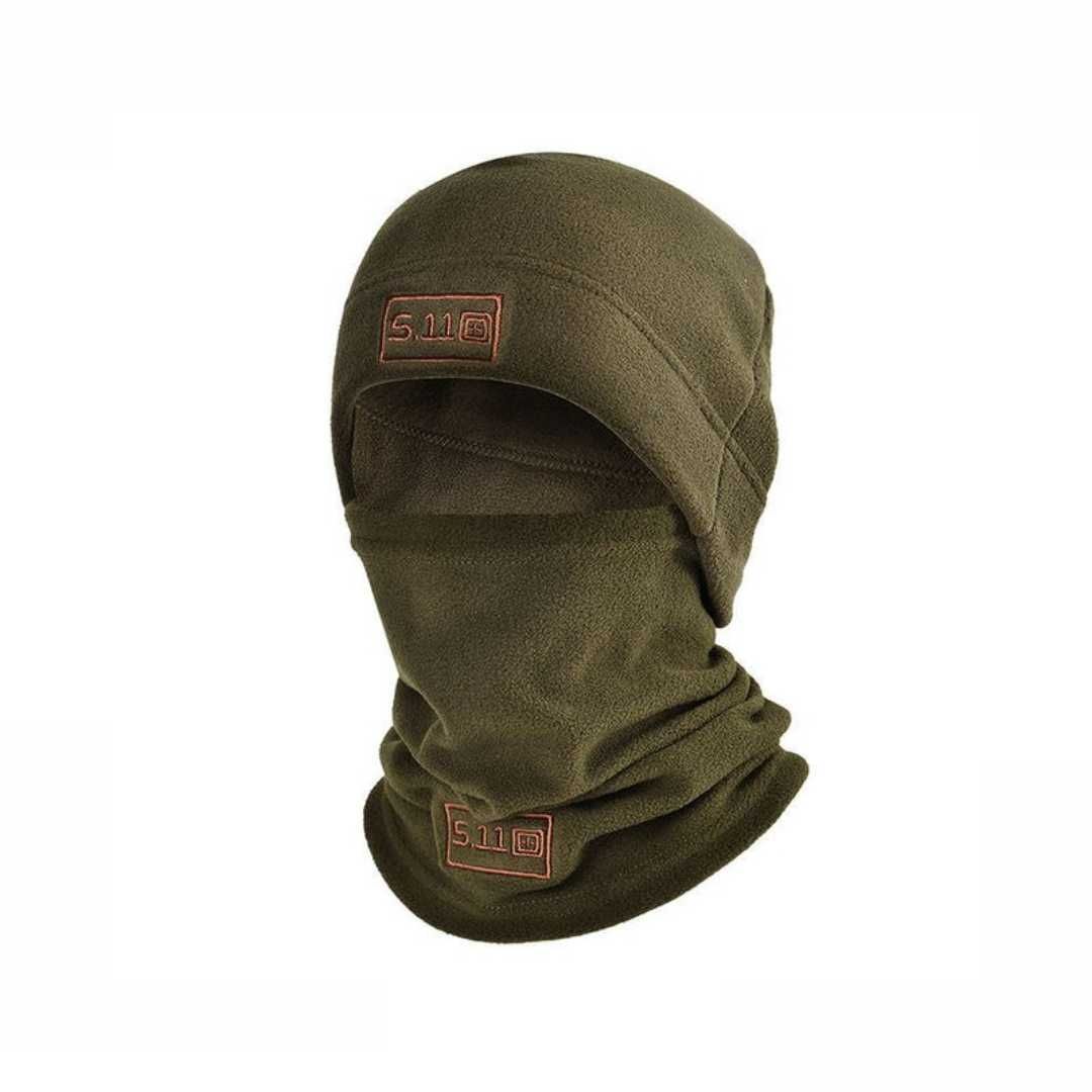 Gorro e Gola Polar Verde Tropa - Novo - 2 em 1