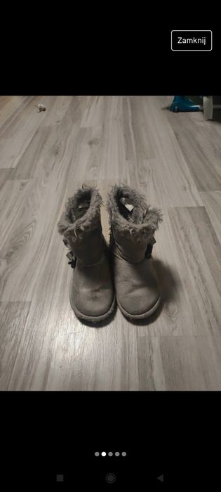Buty zimowe dziewczece