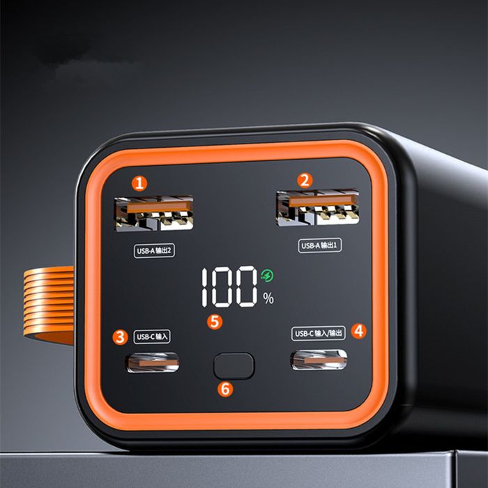 Корпус для повербанк 21700 22 - 100W 4 акумулятори