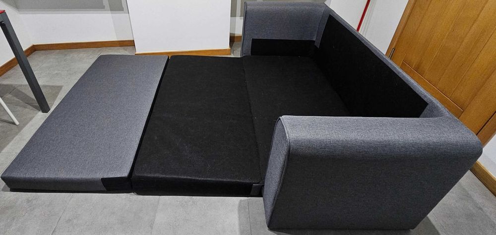 Sofá cama e poltrona