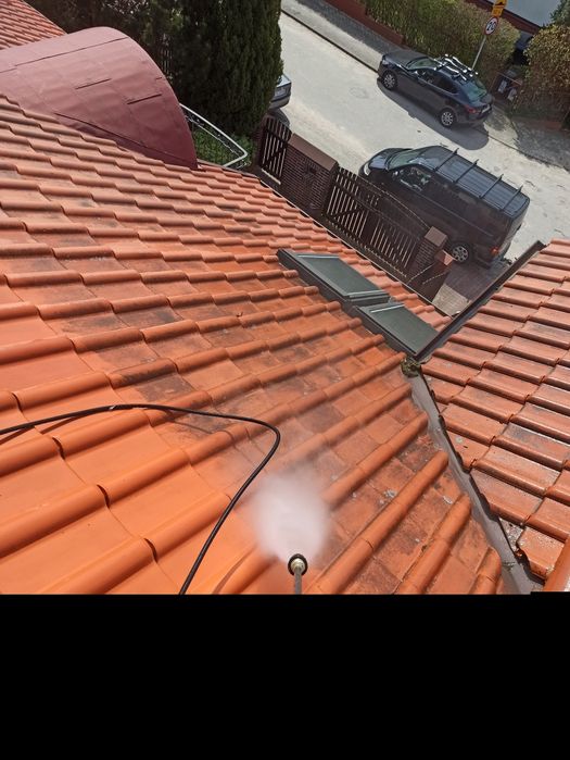 Mycie i malowanie dachów, elewacji, kostki