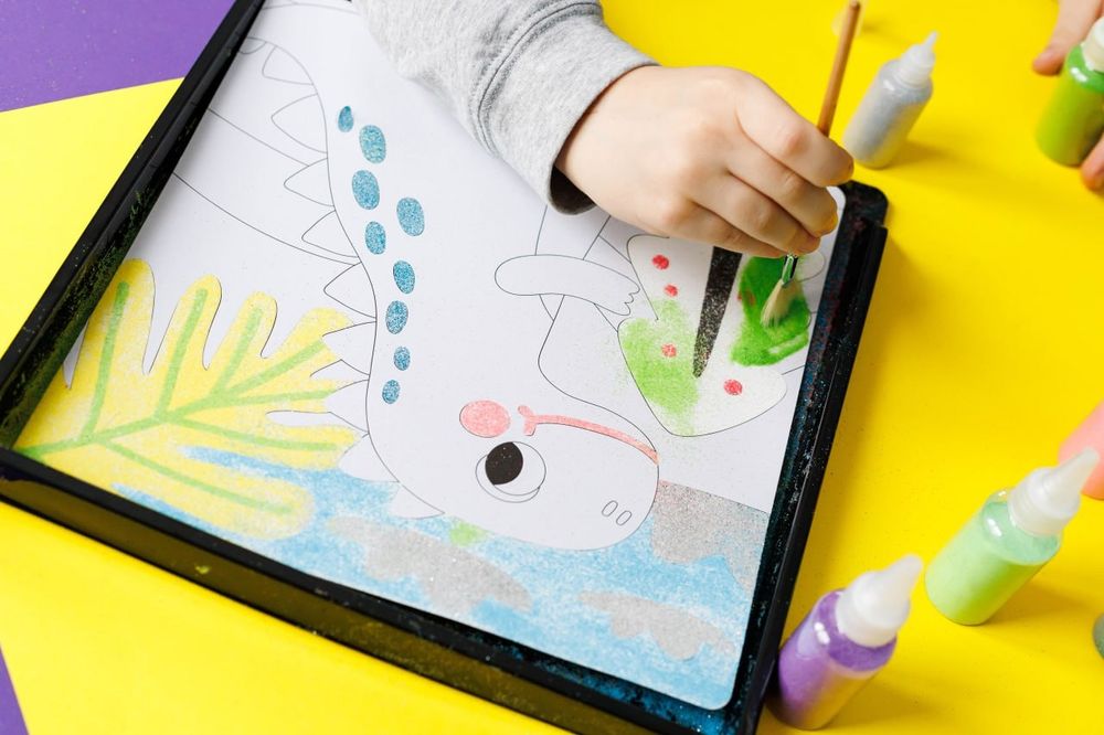 Неймовірний творчий набір малювання піском