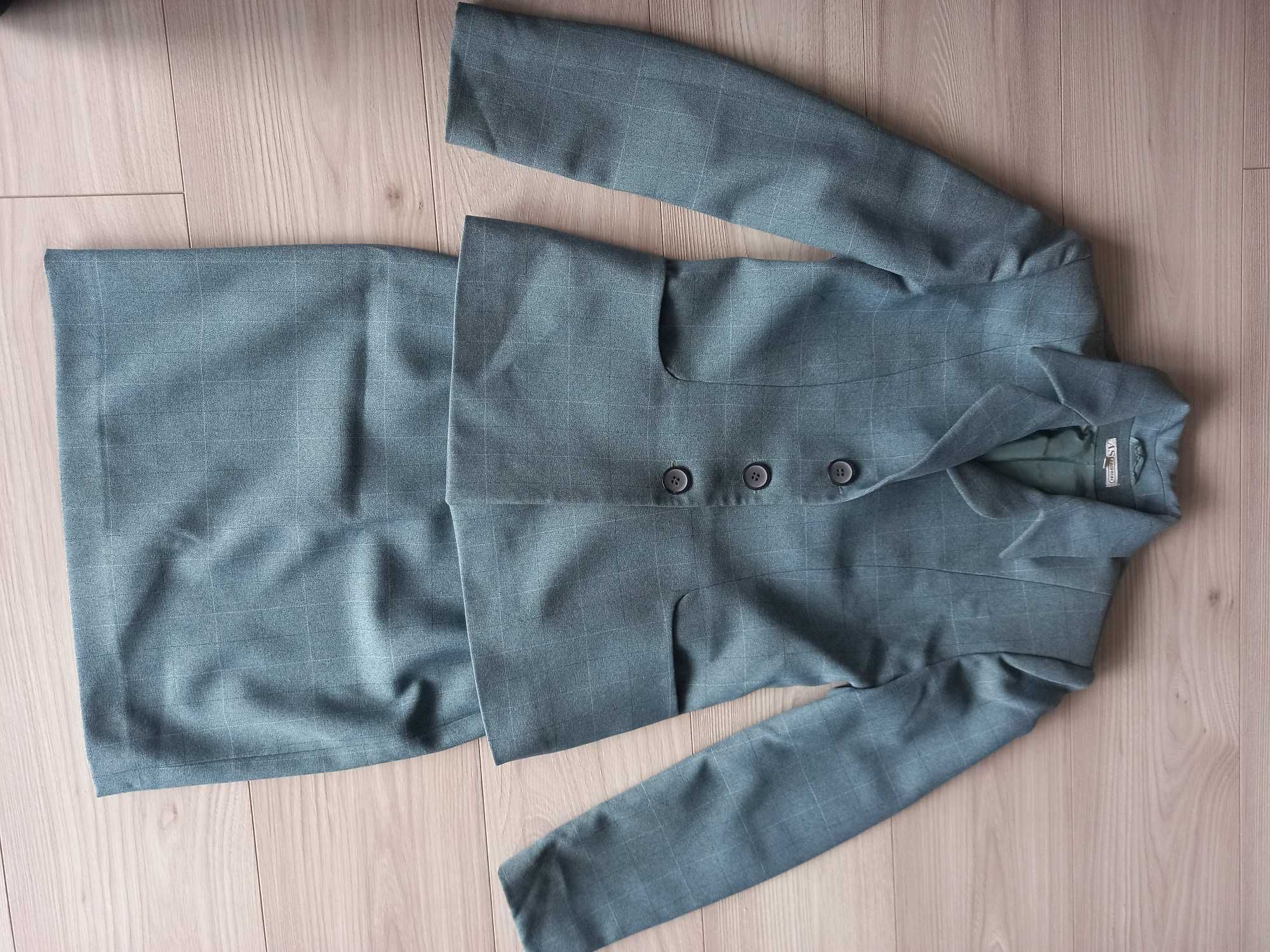 Garsonka damska w kratę używana, rozmiar 36 (S)