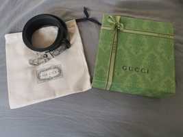 Pasek Gucci riversible Supreme GG belt leather