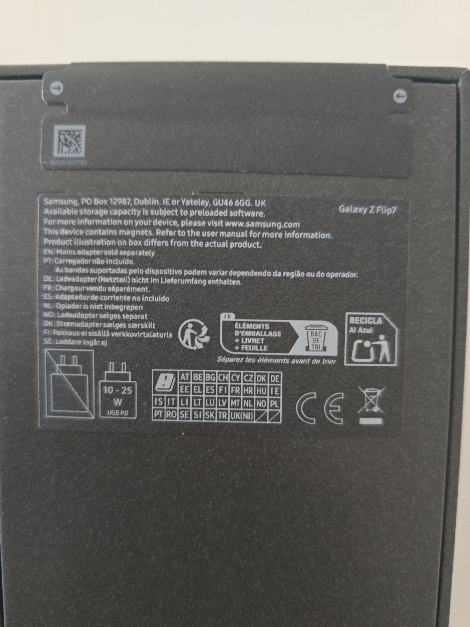 Samsung z flip 7 512gb selado