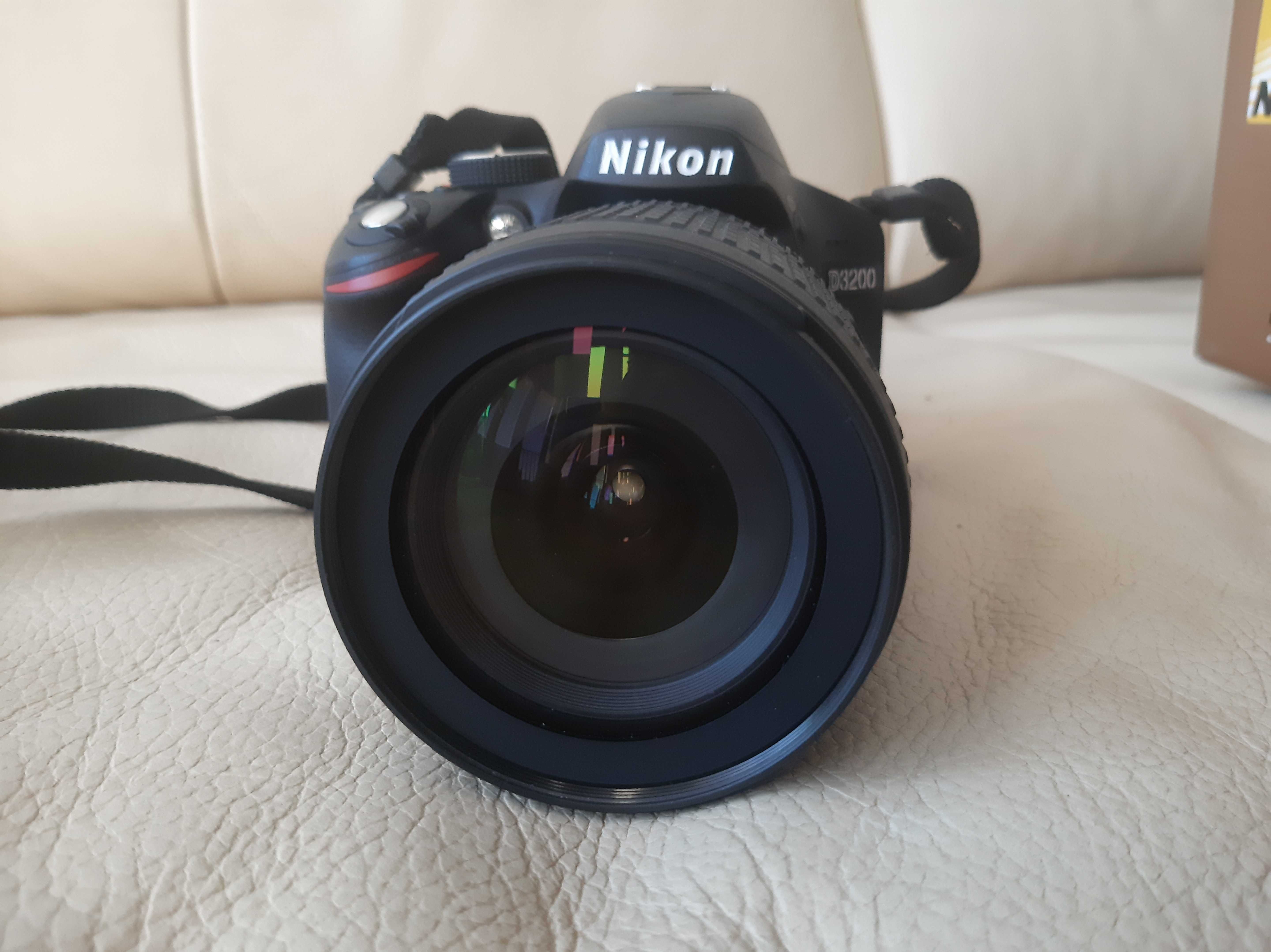 Lustrzanka Nikon D3200 przebieg poniżej 100 tylko odbiór 18 105 VR Kit
