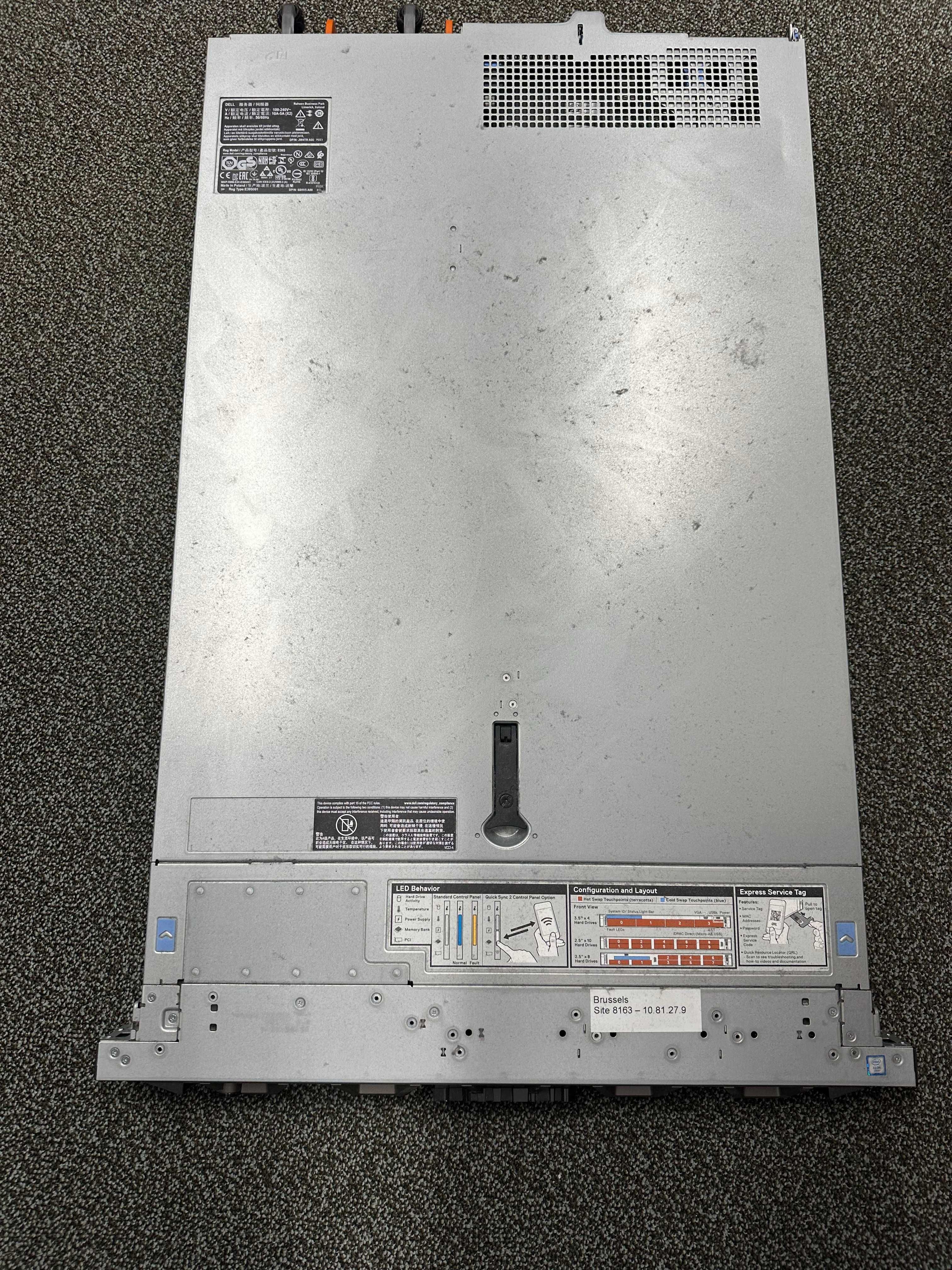 Dell PowerEdge R640 – 2x Xeon Silver / 96 GB RAM / 8x 300 GB SAS