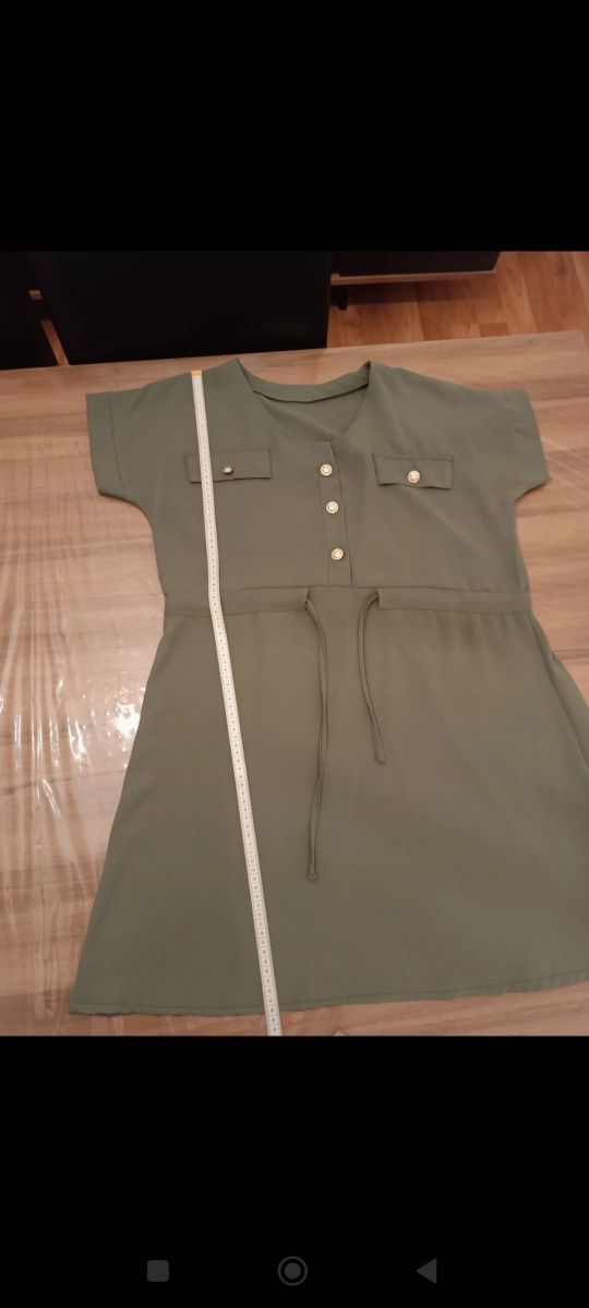 Vestido de senhora verde