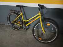 Bicicleta Senhora cidade