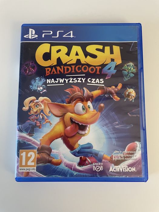 Gra Crash bandicoot4 PL wersja Najwyższy czas!