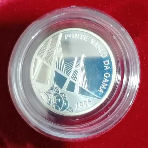 Moeda proof da Ponte Vasco da Gama, 1998