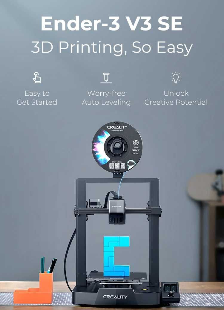 Абсолютно новий 3д принтер Creality Ender 3 v3 SE